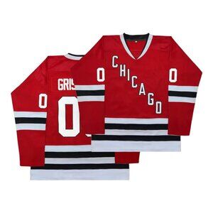 Chicago Blackhawks Christmas Vacation Clark Griswold Hockey Jersey Stitched Red